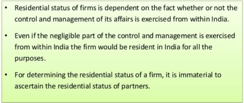 Residential Status of Firm or Association of Person or Company2
