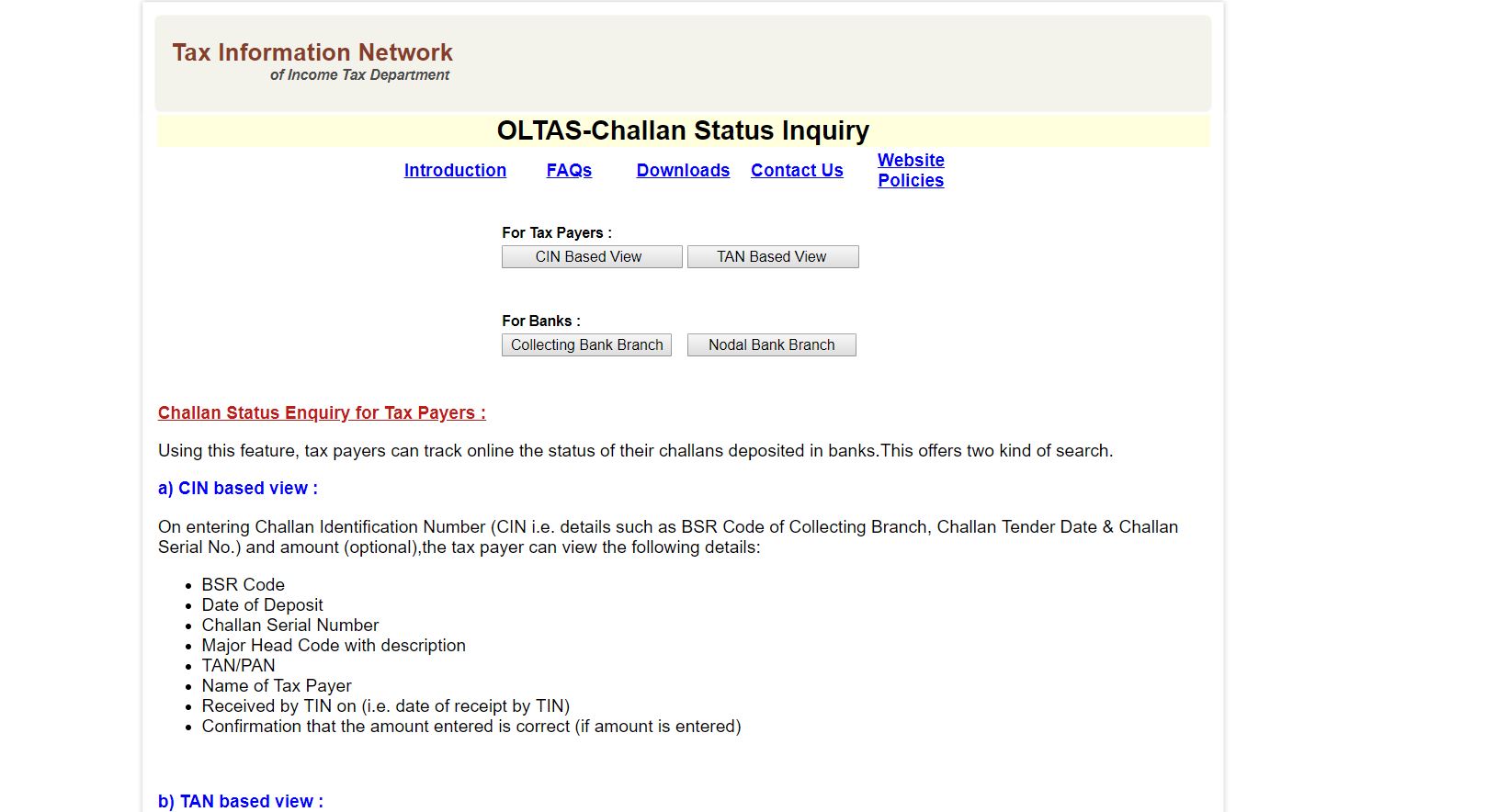 How to check the status of TDS Challan deposited1
